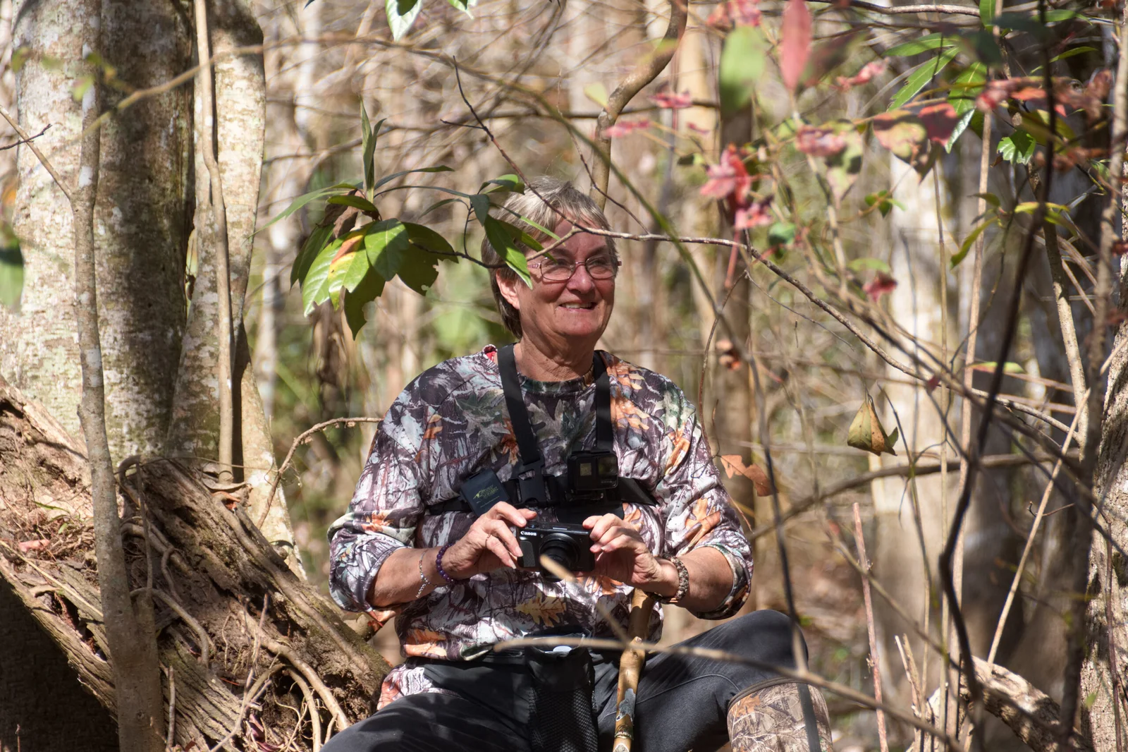 Kathy Westerman in the Ocala National Forest